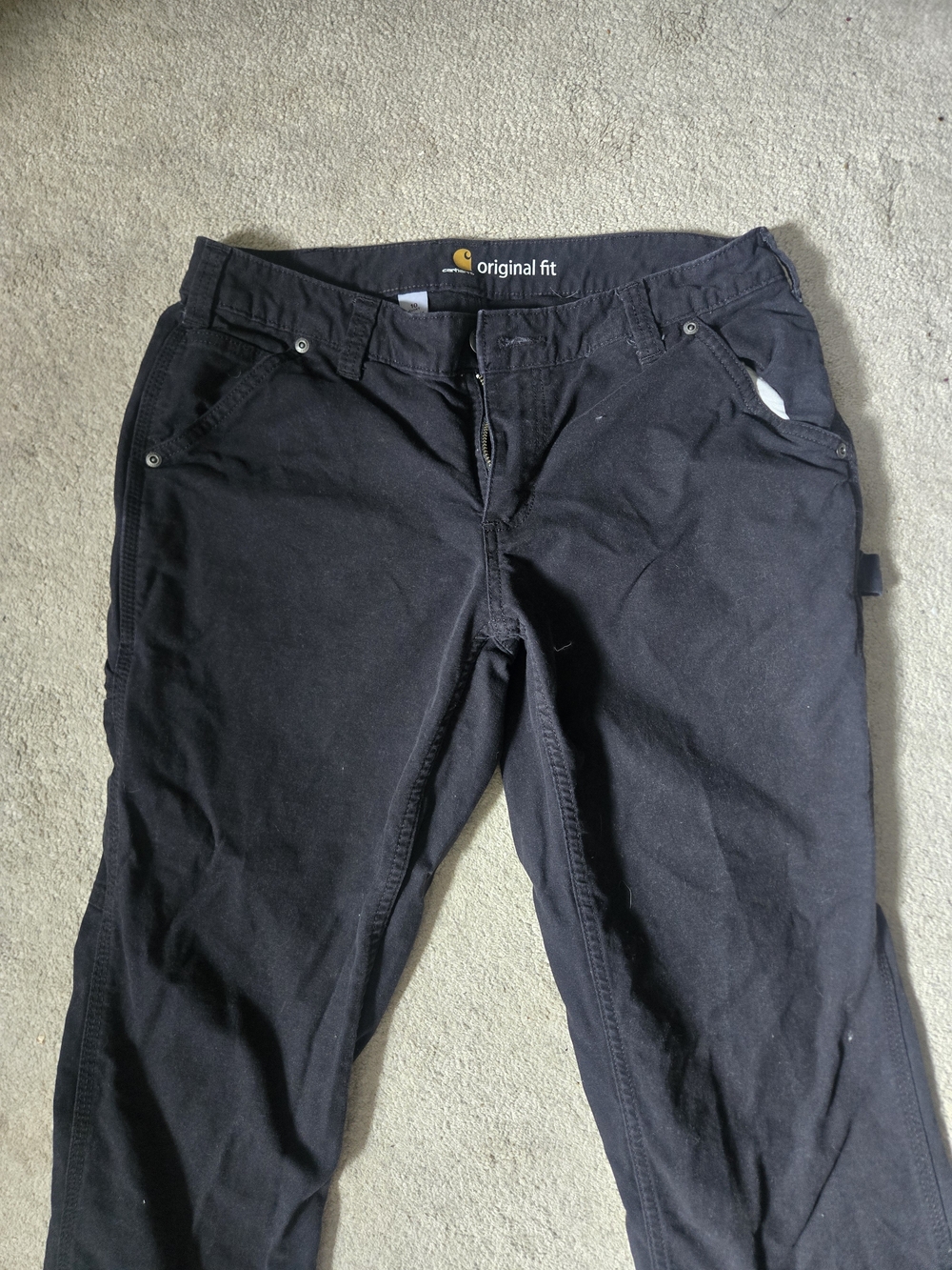 Carhartt Original Fit Black Work Pants